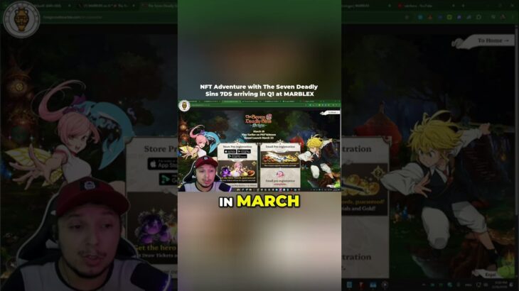 The Seven Deadly Sins Collab com NFT Adventure em Q1! #shorts