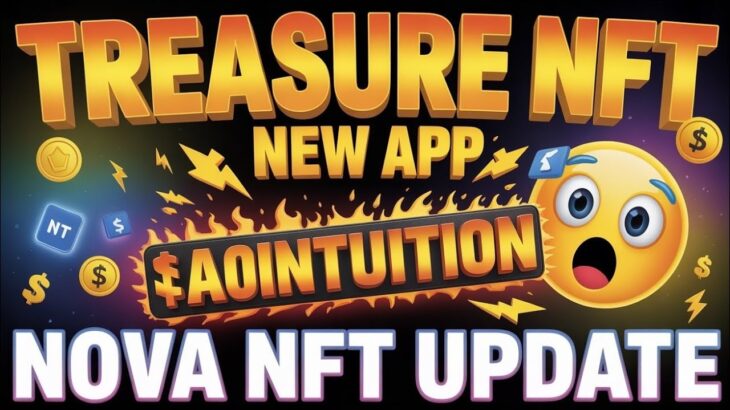 Treasure NFT New App NOVA NFT Update 2026 🔥 | AIntuition Trending App🔥 | Nova NFT Update
