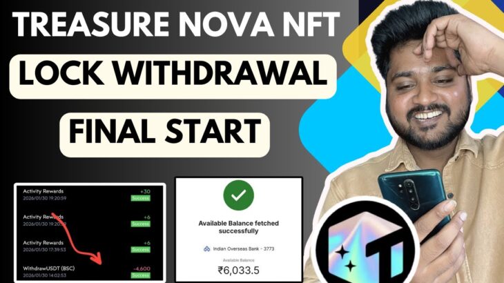 Treasure Nova Nft New Withdrawals Start 🔥 Locked Balance? treasure nft new update | nova nft update