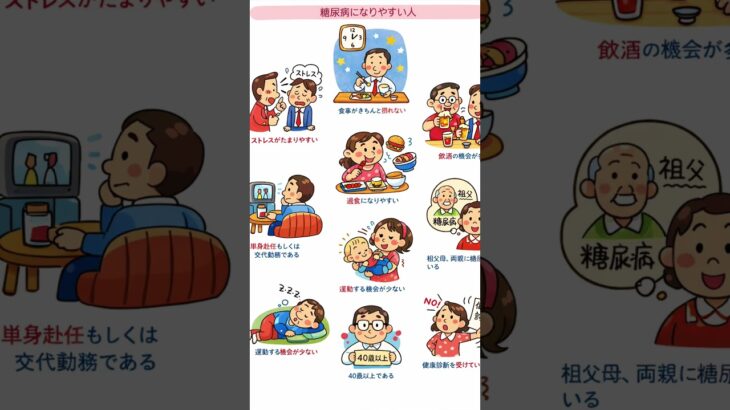 #糖尿病に成りやすい人#shorst