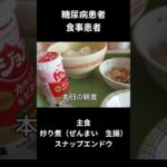 糖尿病患者の食事　朝食編　主食、炒り煮（ぜんまい　生揚げ）