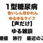 【１型糖尿病】【声だけ】まったり夜のゆるゆる雑談・血糖値・旅行・最近のこと