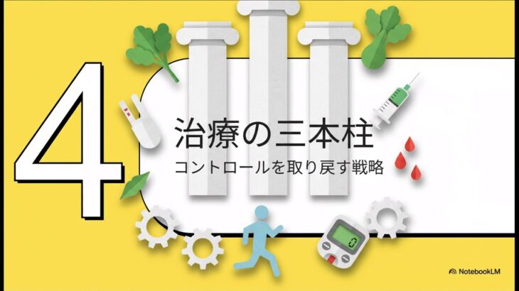 糖尿病では、治るという言葉は使わない