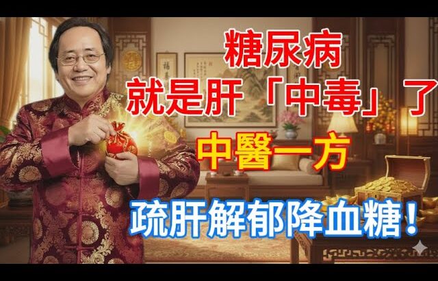 倪海廈：糖尿病，就是肝「中毒」了，中醫一方，疏肝解郁降血糖！#倪海廈 #中醫養生 #黃帝內經 #中醫智慧 #糖尿病 #疏肝解郁 #降血糖 #肝郁 #脾虛 #血糖控製