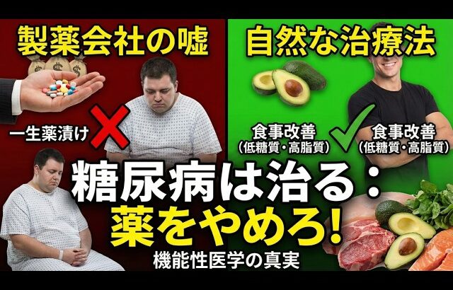【衝撃】糖尿病の薬はもう要らない？製薬業界が隠す「不都合な真実」