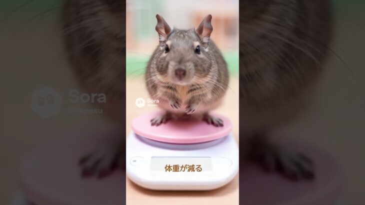 デグーの糖尿病 初期症状