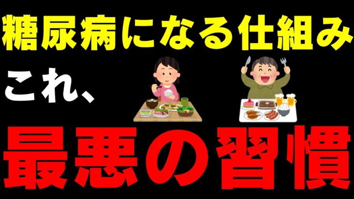 【超意外】絶対に知らないと後悔する、糖尿病になる人が共通して行っている行動。日本人が糖尿病になる仕組みとは？血糖値を急上昇させる「第三の脂肪」とは。意外な筋肉と糖尿病との関係。
