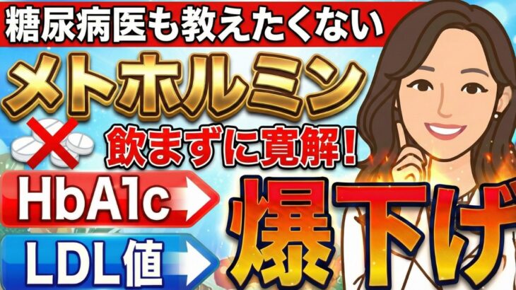 メトホルミンは必要なし！糖尿病を寛解させる方法５ステップ