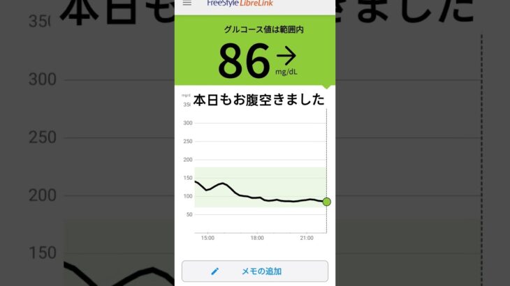 １型糖尿病の日常/リブレ