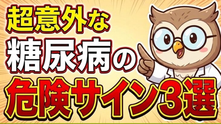 超意外な糖尿病の危険サイン３選