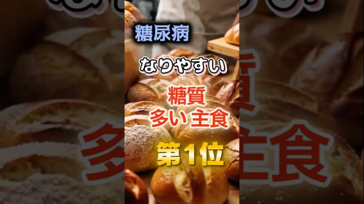 【1位はパンじゃない⁉】糖尿病になりやすい糖質が多い主食　#健康 #雑学 #開運 #知恵 #医学 #名言