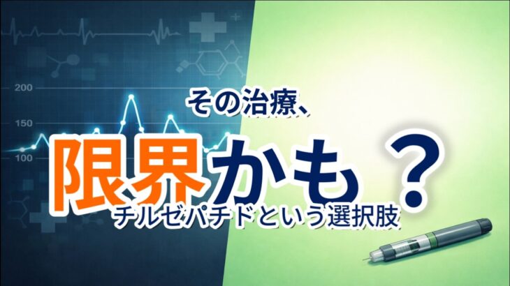 第1章：糖尿病治療の現状と課題 従来治療の限界と、新しいアプローチ「チルゼパチド」の可能性