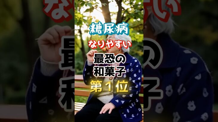 【1位はつい食べがちなあれ⁉︎】糖尿病になりやすい最恐の和菓子　#雑学 #医学 #知恵 #医学 #高齢者 #健康 #ファッション