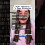 #1 Supplement For Type 2 Diabetes