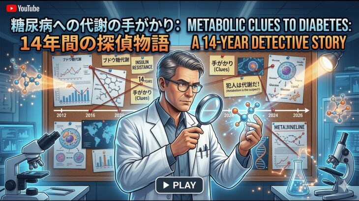 糖尿病への代謝の手がかり：14年間の探偵物語　Clues to the Metabolism of Diabetes: A 14-Year Detective Story