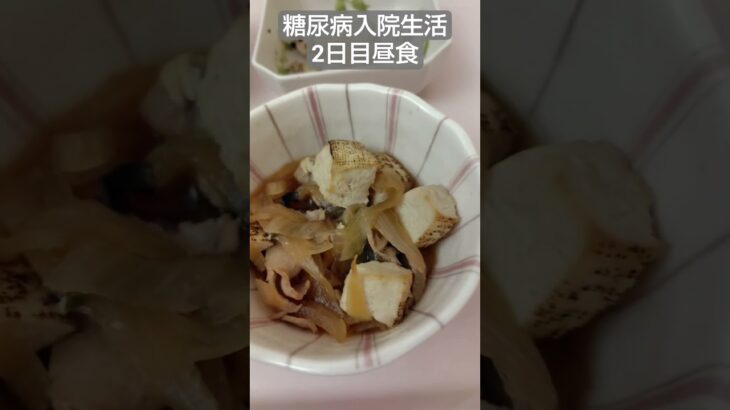 【糖尿病悪化】入院生活2日目の昼食　#shorts #飯テロ #糖尿病 #入院生活