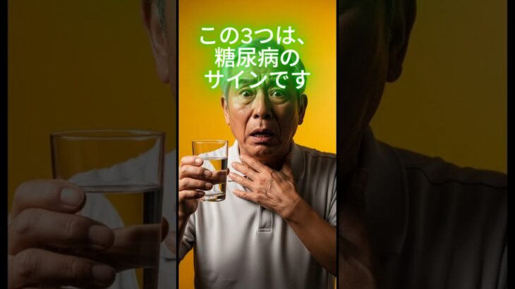 この3つは、糖尿病のサインです   #シニア健康 #健康習慣 #簡単体操 #シニア健康 #健康知識 #長生き