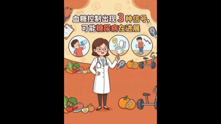 血糖控制出现 3 种信号，可能糖尿病在进展 #健康科普破圈计划#抖出健康知识宝藏#医疗健康创作训练营#糖尿病