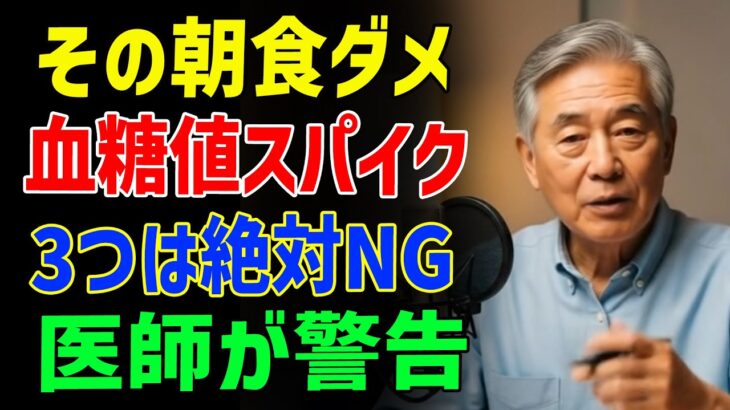医師が警告 糖尿病と診断されたら絶対に避けたい朝食3選 血糖値スパイクの真実 – 医者メモ