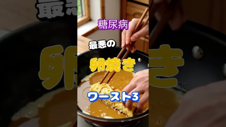【一位は砂糖じゃない⁉】糖尿病最悪の卵焼きワースト3 #健康 #雑学 #高齢者 #知恵 #医学 #ファッション