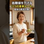 血糖値を下げる「3つの食事ルール」