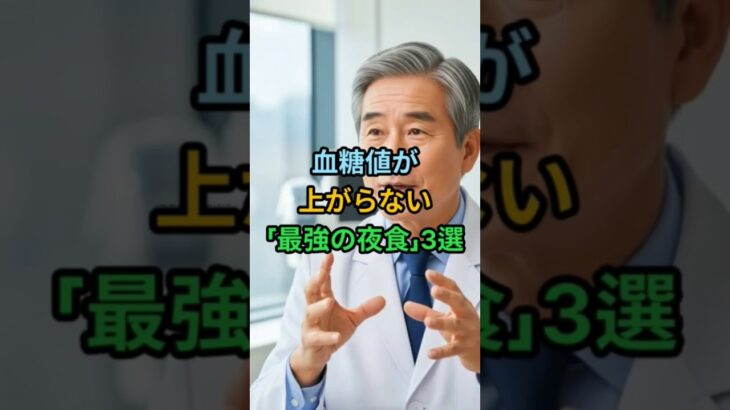 血糖値が上がらない「最強の夜食」3選 #ヘルスモア #健康情報 #糖尿病食事 #健康な夜食 #50代の健康管理