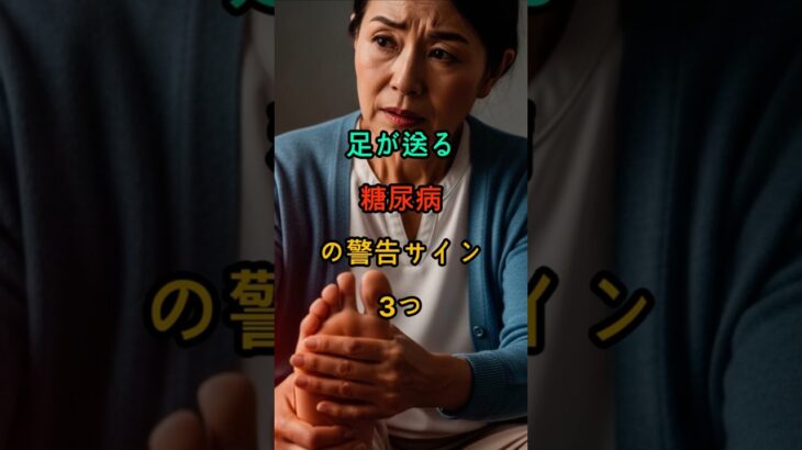 足が送る糖尿病の警告サイン3つ