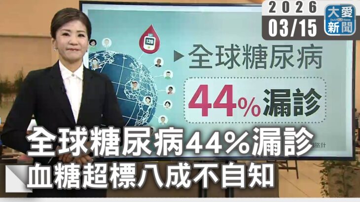 全球糖尿病44％漏診 血糖超標八成不自知｜#大愛新聞 #糖尿病 #高血糖