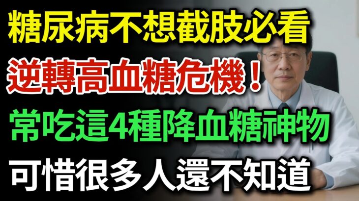 糖尿病不想洗腎必看！腳底發麻是高血糖洗腎警訊？出現這4大警訊千萬別拖！菜市場4種天然降血糖食物，堪比天然胰島素，不餓肚子逆轉高血糖！|健康Talks|糖尿病足部護理與飲食禁忌|糖尿病飲食禁忌與建議