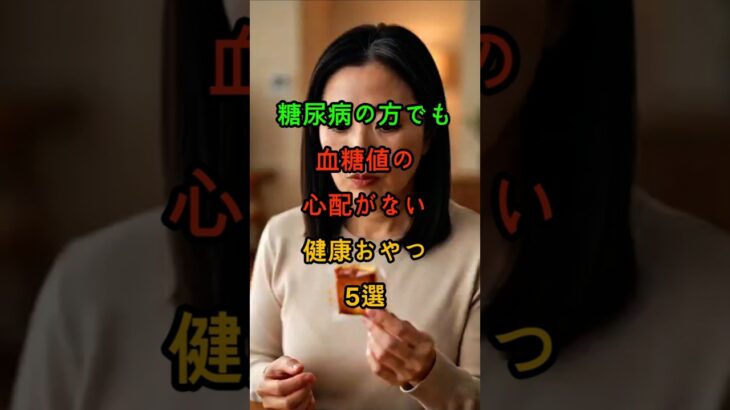 糖尿病の方でも血糖値の心配がない健康おやつ5選