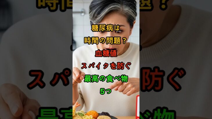 糖尿病は時間の問題？血糖値スパイクを防ぐ最高の食べ物5つ