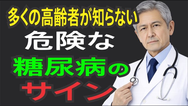 高齢者が気づかない糖尿病の危険サイン5つ#老後の健康を守る