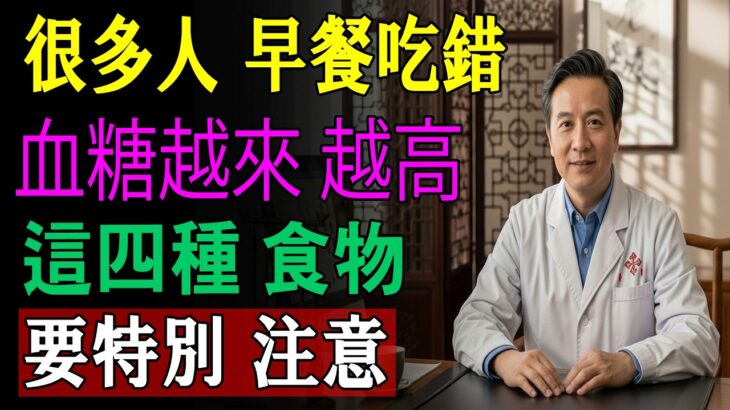 65歲女子因糖尿病離世，醫生呼籲：這4種早餐儘早停用，別再吃了！尤其第3種很多人還天天吃！營養師推薦最適合糖尿病吃的6種早餐，不僅營養還控製糖 |健康Talks|早餐|高血糖|降血糖|糖尿病|健康飲食