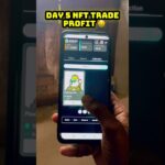 Day 5 Nft Reserve new Platform 🤑 Profit 😱 #tresurenft #trading