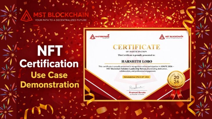 Ep. -185 | NFT Use Case Demonstration | MST Blockchain IGNITE 2026 Certification |