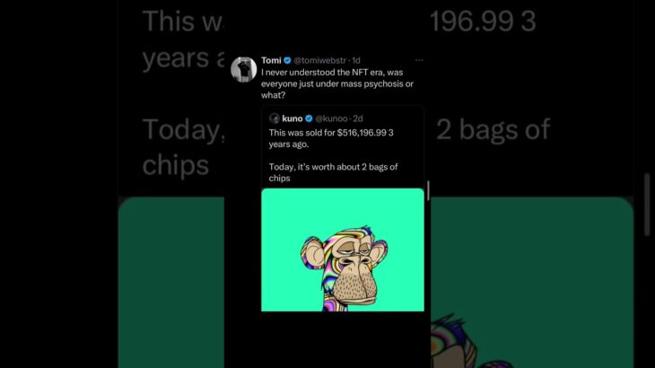 I never understood the nft era