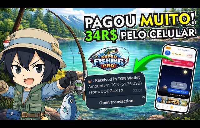 JOGO NOVO NFT PAGANDO GRÁTIS SEM INVESTIR | SUPER FISHING PRO