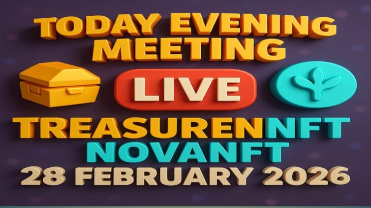 LIVE: TREASURE NFT MEETING | LATEST UPDATES AND INFORMATION | WITHDRAWAL UPDATE NOVANFT