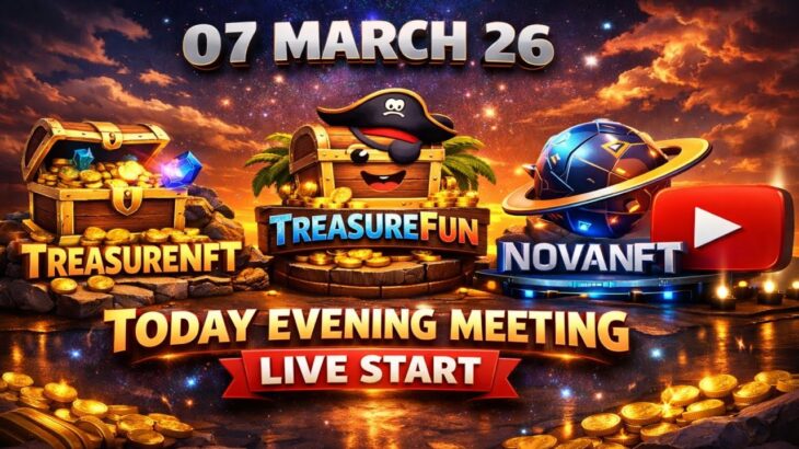 LIVE: TREASURE NFT MEETING | LATEST UPDATES AND INFORMATION | WITHDRAWAL UPDATE NOVANFT