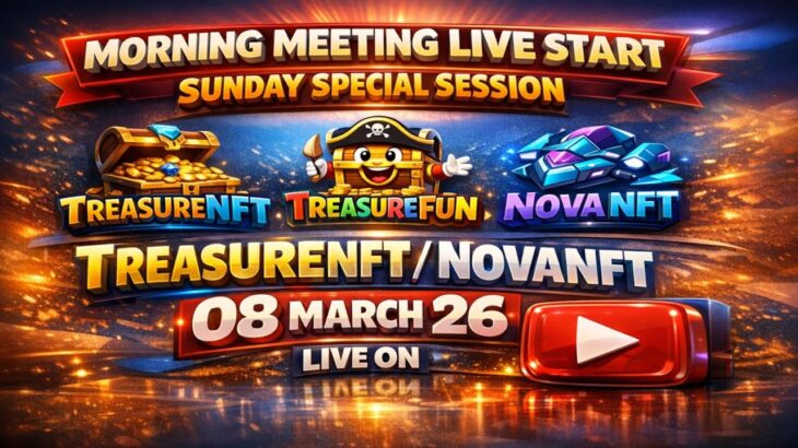 LIVE: TREASURE NFT MEETING | LATEST UPDATES AND INFORMATION | WITHDRAWAL UPDATE NOVANFT