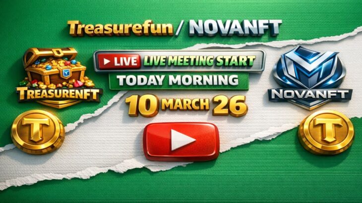 LIVE: TREASURE NFT MEETING | LATEST UPDATES AND INFORMATION | WITHDRAWAL UPDATE NOVANFT