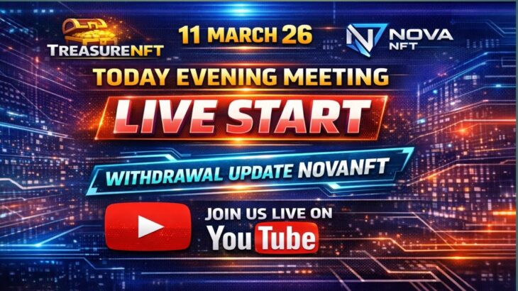 LIVE: TREASURE NFT MEETING | LATEST UPDATES AND INFORMATION | WITHDRAWAL UPDATE NOVANFT