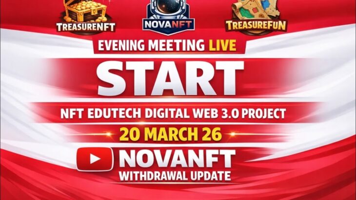 LIVE: TREASURE NFT MEETING | LATEST UPDATES AND INFORMATION | WITHDRAWAL UPDATE NOVANFT