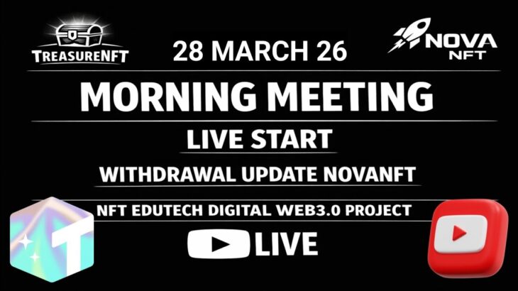 LIVE: TREASURE NFT MEETING | LATEST UPDATES AND INFORMATION | WITHDRAWAL UPDATE NOVANFT