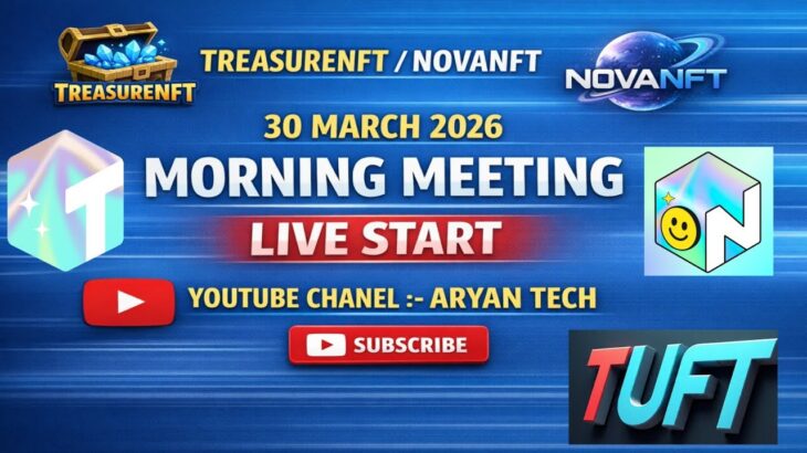 LIVE: TREASURE NFT MEETING | LATEST UPDATES AND INFORMATION | WITHDRAWAL UPDATE NOVANFT