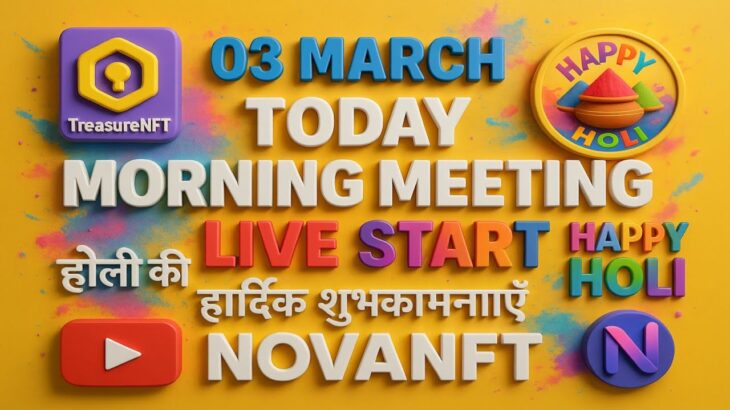 LIVE: TREASURE NFT MEETING | LATEST UPDATES AND INFORMATION | WITHDRAWAL UPDATE NOVANFT