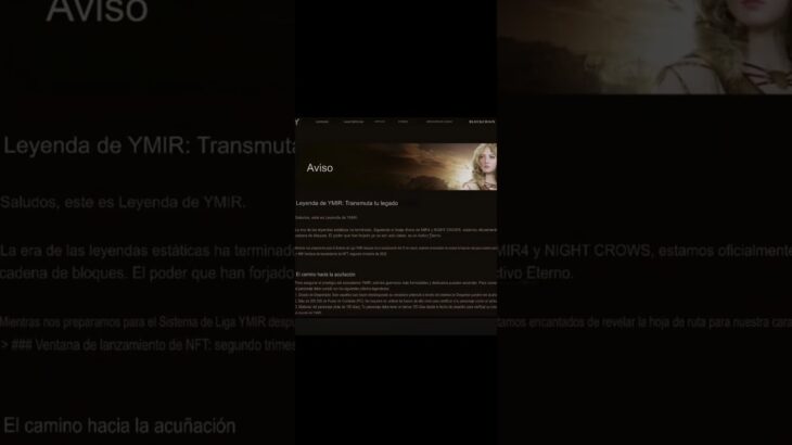 Legend Of Ymir 250K de poder para NFT fecha oficial 21 de Abril #wemade