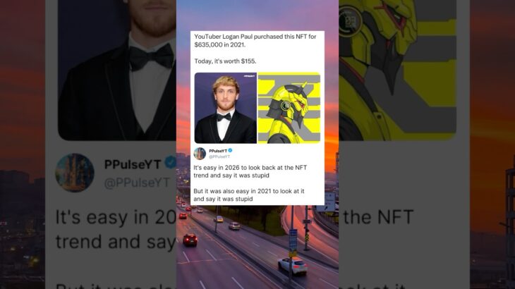 Logan Paul purchased this NFT for $635,000 #shorts