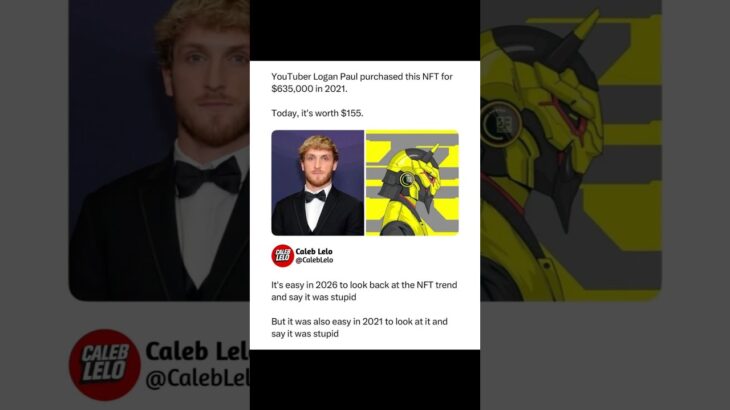 Logan Paul purchased this nft for $631,000 in 2021
