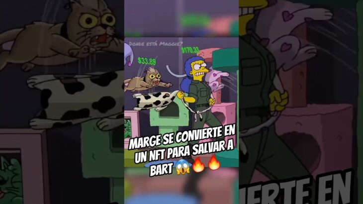 Marge se convierte en un NFT para salvar a Bart 😱💻🪙🚨#LosSimpson #TheSimpsons #Bart #MargeSimpson